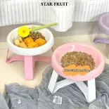 STAR FRUIT Bát nước uống thú cưng đẹp mắt chống sụt giảm bảo vệ sức khỏe cổ mèo