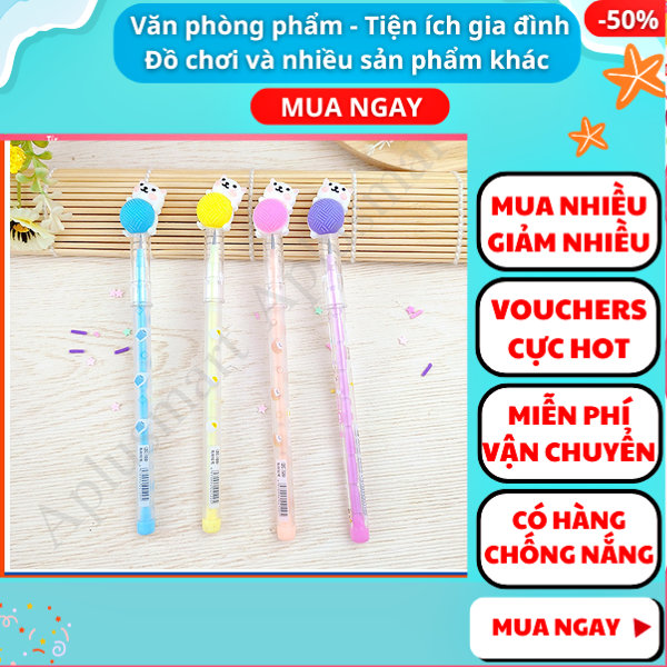 Combo 2 cây bút chì khúc nắp hoạt hình dễ thương giá rẻ ngẫu nhiên ,️ Bút chì cute ,️ Bút chì khúc cute ,️ Bút chì hoạt hình , đồ dùng học tập,️ Aplusmart