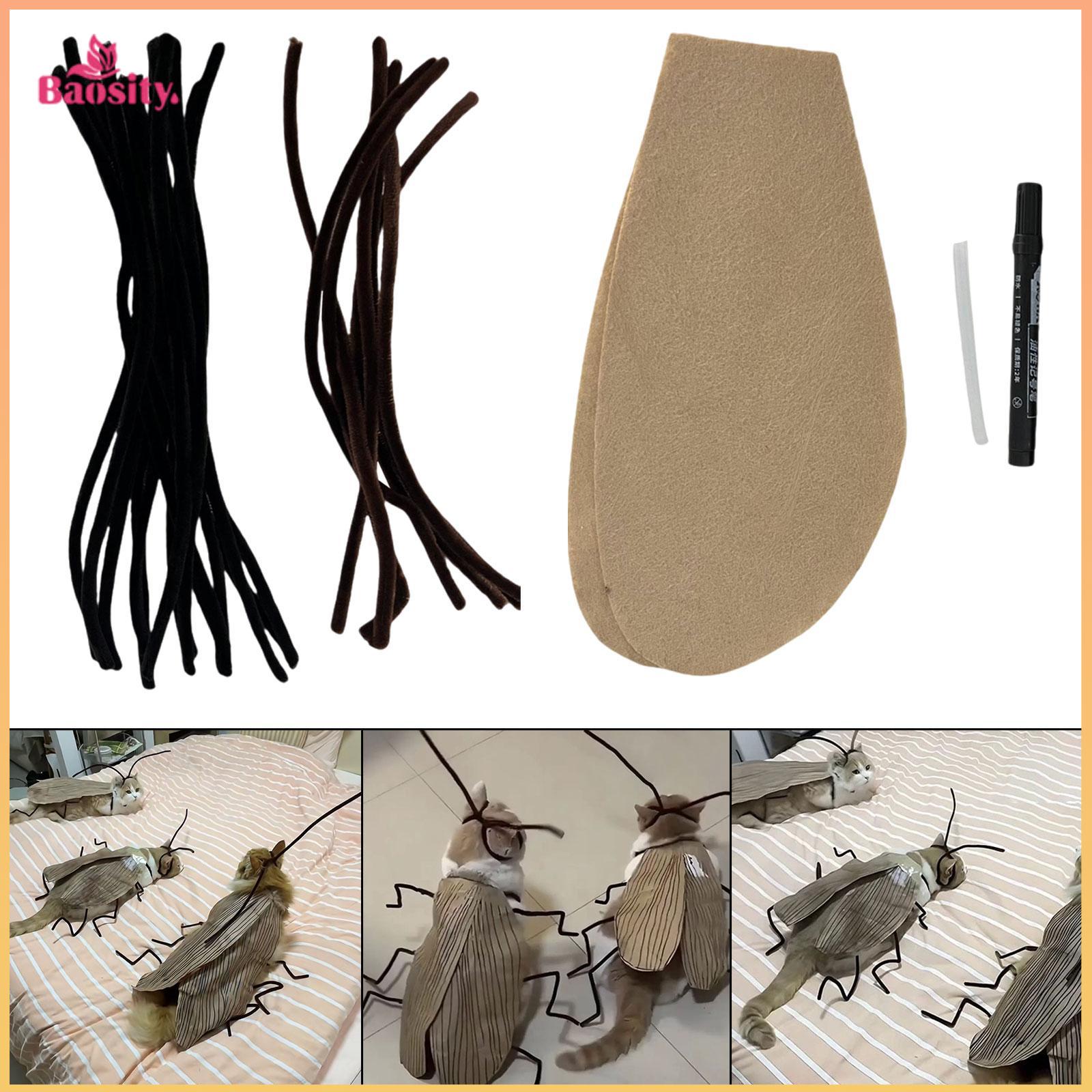 Cat Clothing Kit DIY Material Funny Lightweight Portable Handmade Accessories Novelty Cosplay Suit for Small Dog Holiday Gift ราคา 1,803 บาท*ส่งฟรี