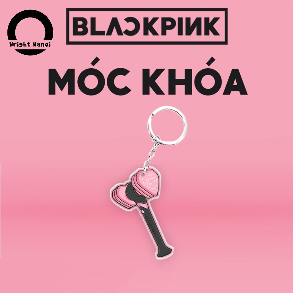Móc khóa Cặp Đôi In Theo Yêu Cầu Idol Kpop Lightstick Blackpink Hàn Quốc Quà Tặng Cho Cặp Đôi Bạn Bè Gia Đình