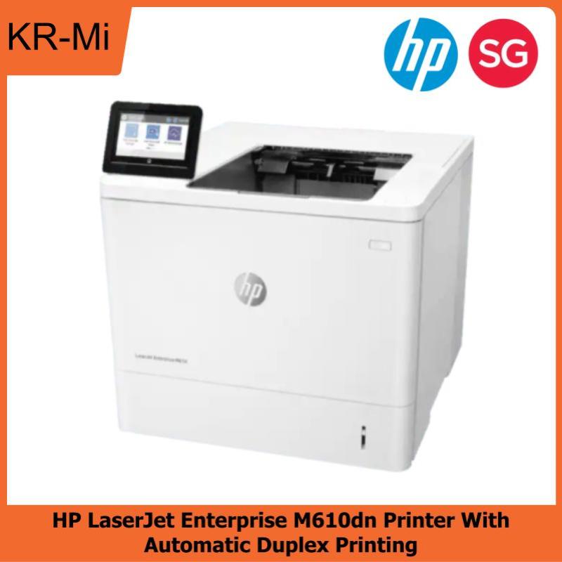 HP LaserJet Enterprise M610dn Printer With Automatic Duplex Printing Singapore