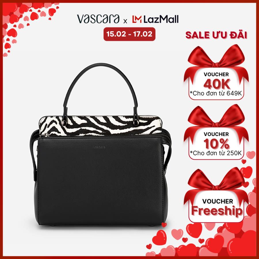 [Voucher 10% | 15.02 - 17.02] Vascara Túi Phối Layer Đính Kim Loại - SAT 0312