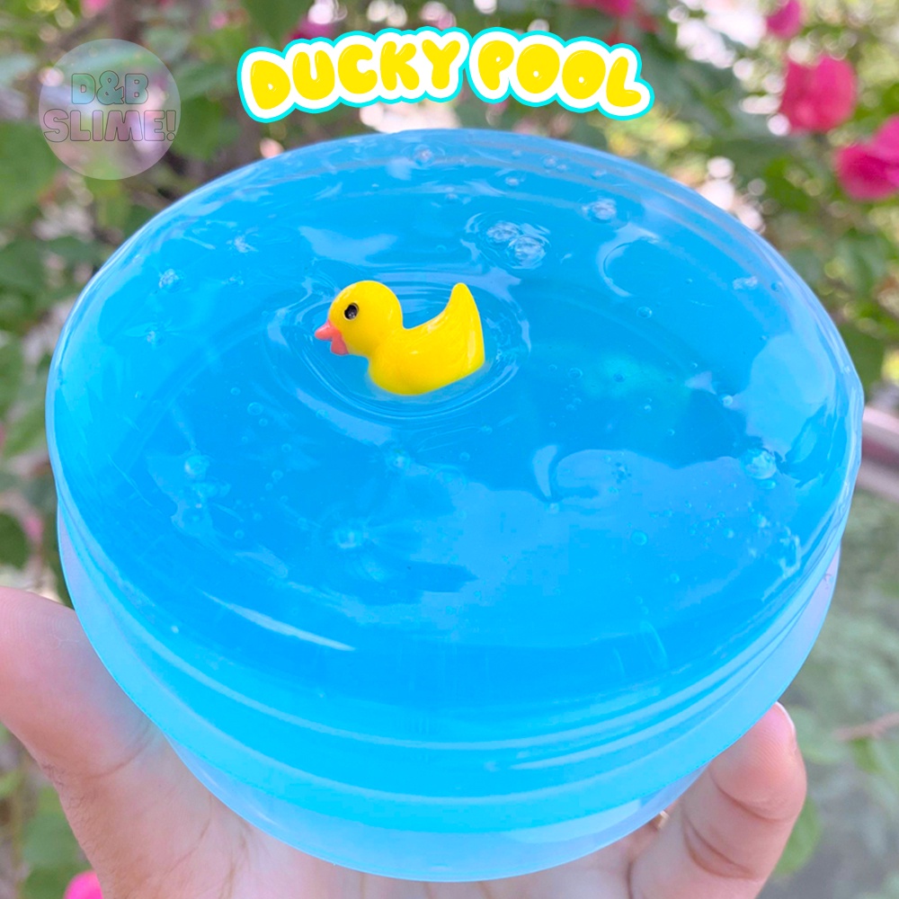 Ducky Pool Slime 190ml - Đồ chơi chất nhờn ma quái vui nhộn, chất slime mới lạ và đã tay