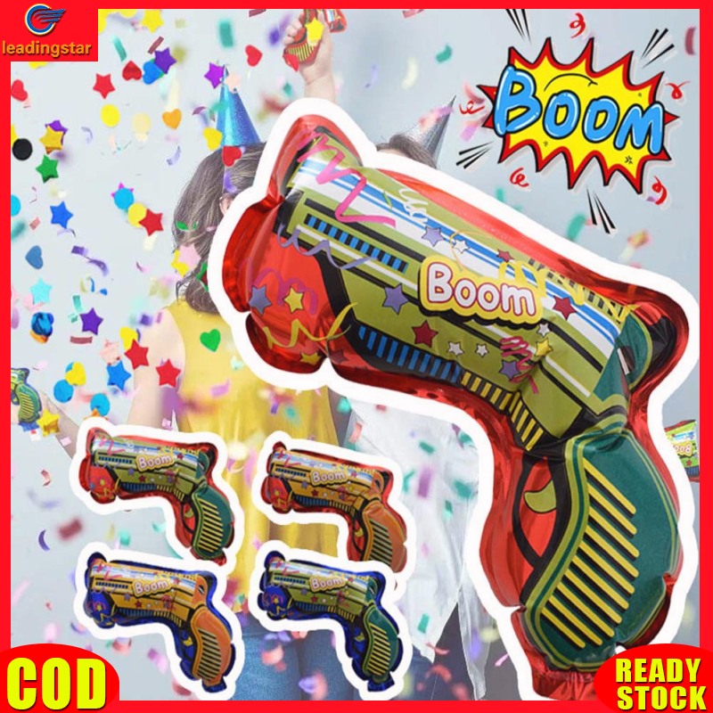 LeadingStar RC Authentic 10pcs Balloon Salute Gun Automatic Inflatable Fireworks Gun Handheld Confetti Poppers Cannons Party Toys For New Year Birthday ราคา 73 บาท*ส่งฟรี