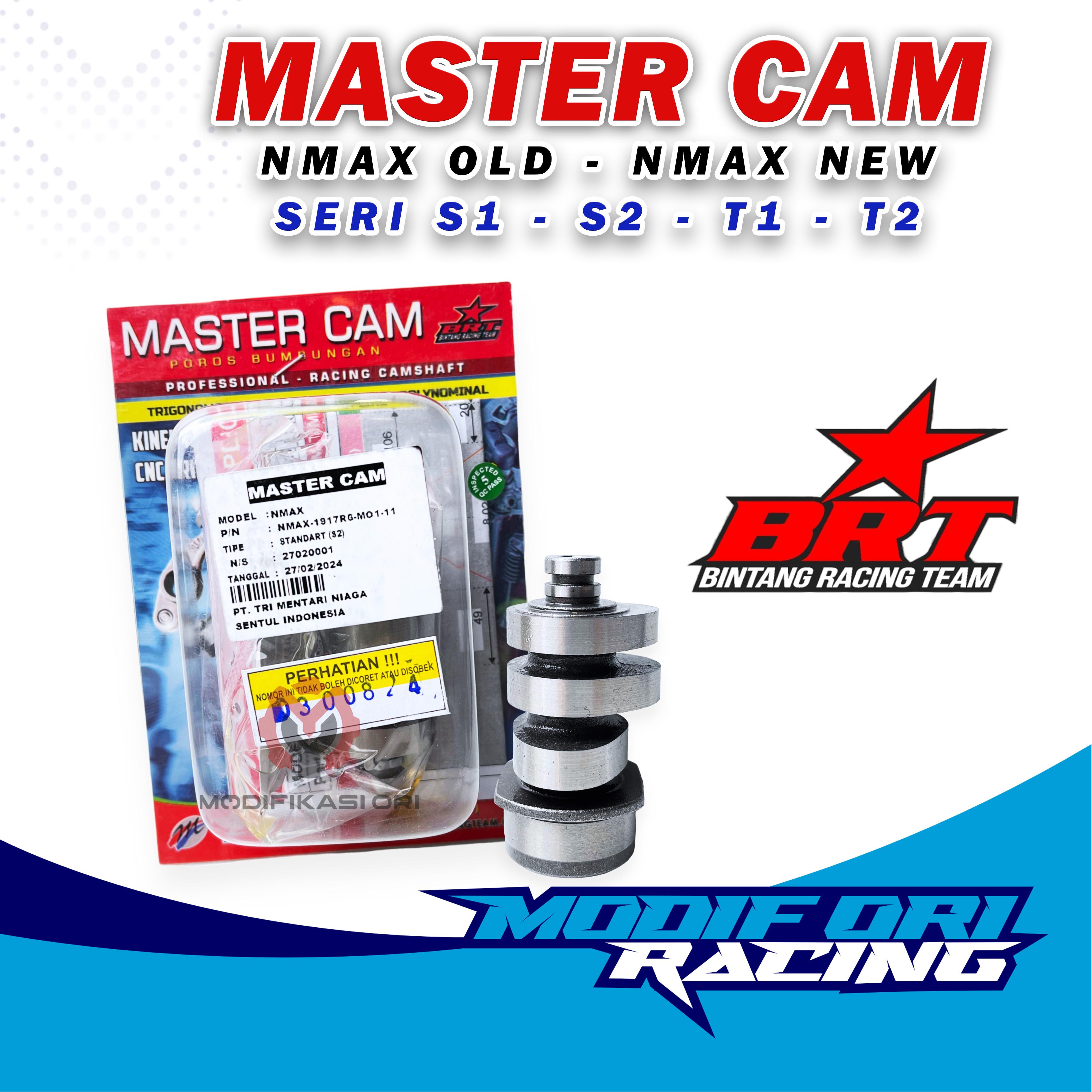 Noken AS BRT Master CAM BRT NMAX OLD - NMAX NEW Camshaft Noken AS All New Nmax Cam NMAX S1 S2 T1 T2 Harga 520,540 rupiah*Gratis Ongkir