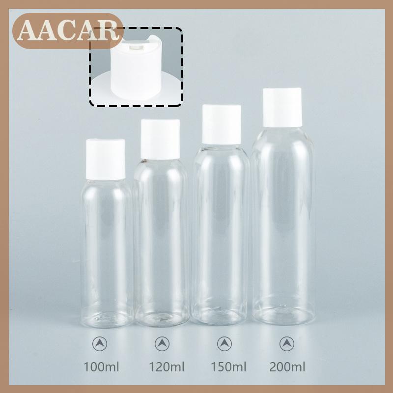 AACAR Bóp bơm lại rỗng nhựa trong suốt chai với nắp di động bóp dầu gội điều hòa du lịch chai lotion DIY