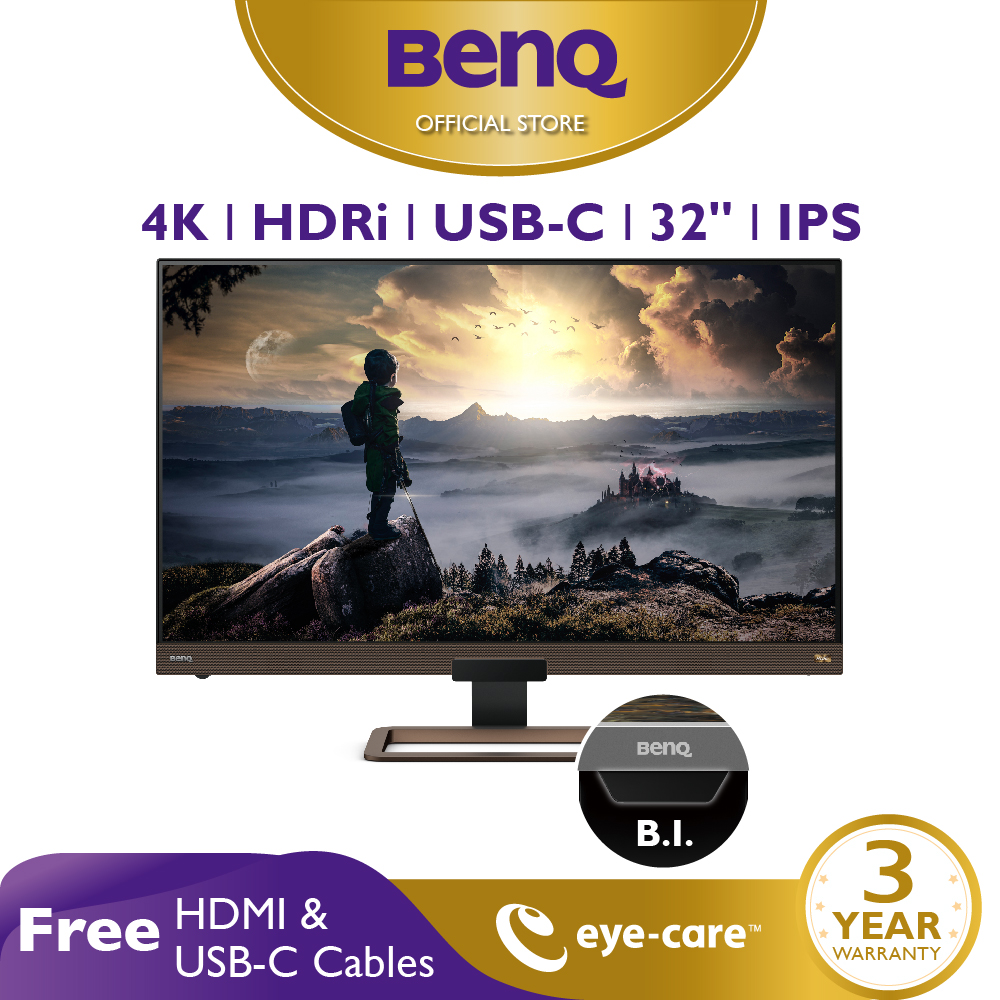Màn hình máy tính BenQ EW3280U 32 inch 4K UHD IPS HDR HDRi Bảo vệ mắt