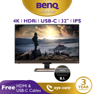 Màn hình Gaming BenQ EW3280U 32 inch 4K UHD IPS USB-C HDRi Bảo vệ mắt chuyên Giải trí PS4 Pro và Netflix thumbnail