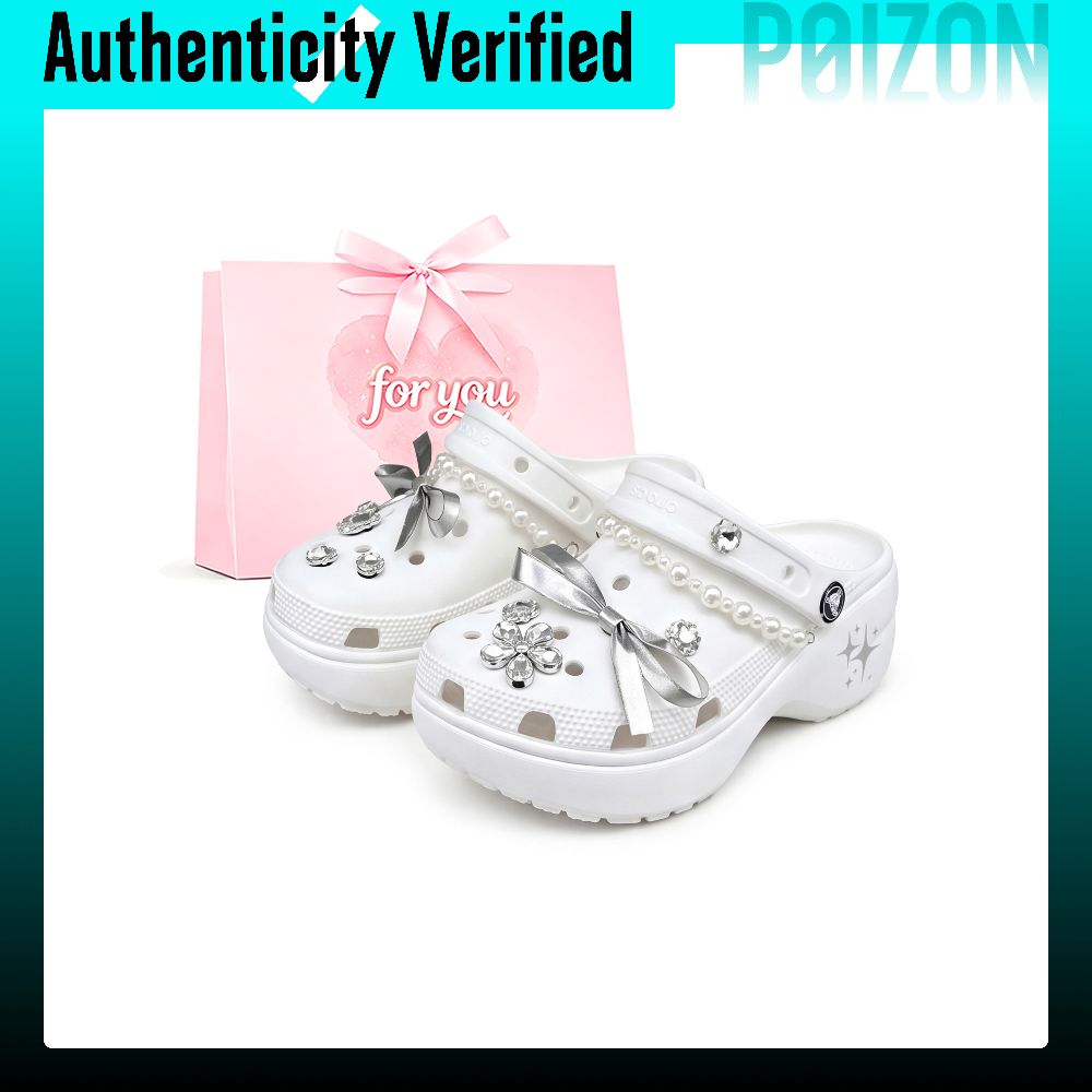 รองเท้าผู้หญิง Crocs Classic Platform Clog Clogs สตรี 206750-100 (team2527-BOX) ราคา 13,184 บาท*ส่งฟรี