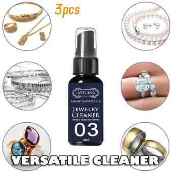 Costel 3pcs vàng và bạc sạch hơn, đồ trang sức và kim cương sạch hơn, đồ trang sức và chất tẩy rửa, làm sạch mà không làm tổn thương tay 30ml