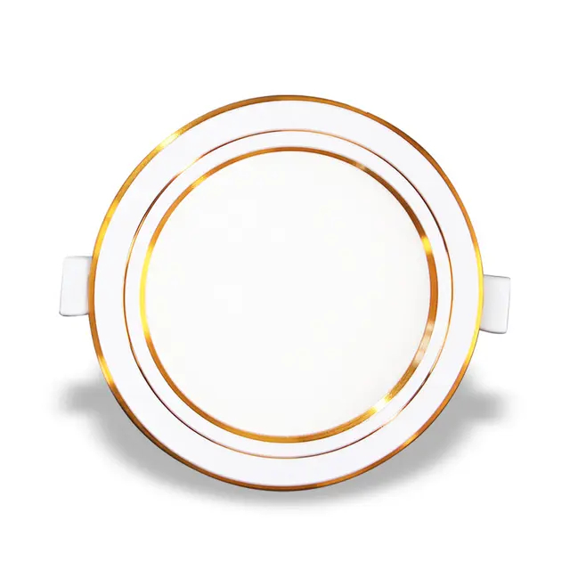 Đèn LED Nanoco Downlight Siêu Mỏng - Hera Series Viền Vàng
