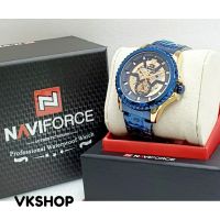 NAVIFORCE ORIGINAL 9186 GARANSI STAINLISS STEEL CHRONO FREE BOX Best Seller