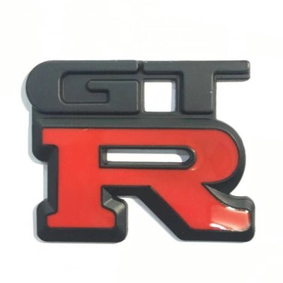 GTR Metal Chrome 3D Car Badge GTR Car Sticker GTR Metal Sticker Car Styling