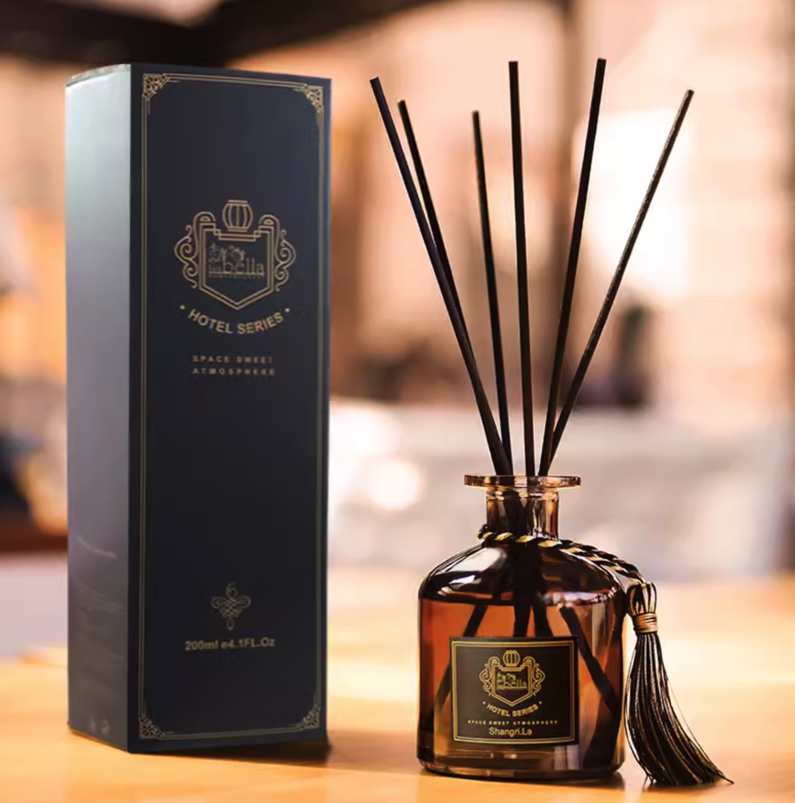 Hotel Series Tassel Aromatherapy Oil Fresher Essential Oil Fragrance Diffuser Air Fresheners 50ml