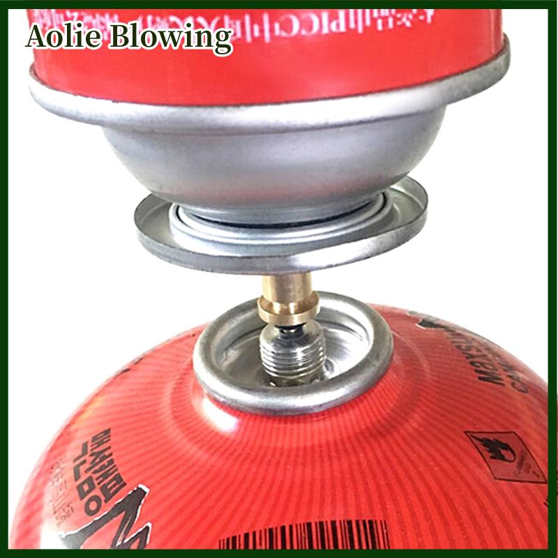 Aolie Xi lanh điền butan Canister gas Refill Adapter đồng ngoài trời cắm trại bếp