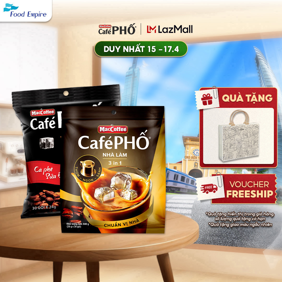 Combo 2 Túi Cà phê MacCoffee Phố Sữa Đá  Phố Nhà Làm
