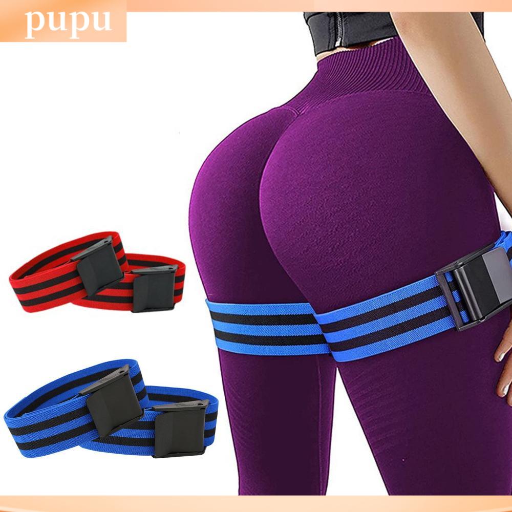 PUPU 2Pcs  Chân   Cơ bắp   Tập cơ hông   Thể dục   Phụ kiện thể thao   Băng tập luyện tắc mạch   Thiết bị tập gym  Băng hạn chế lưu lượng máu   Tập cơ hông