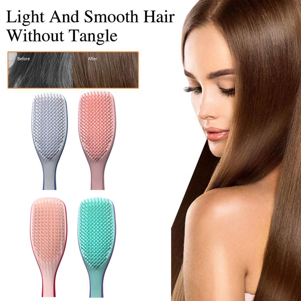 Long Handle Spareribs Comb Without Knotting Massage Household Hairdressing Comb Spareribs Comb Smoothing And Comb Hair P8O6
