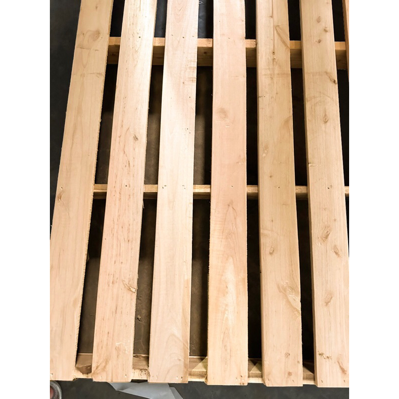 Bảo hành 6 tháng-Giường Ngủ Pallet Gỗ Tự Nhiên Cao Cấp Gấp Gọn Đủ Kích Thước Cao 10cm