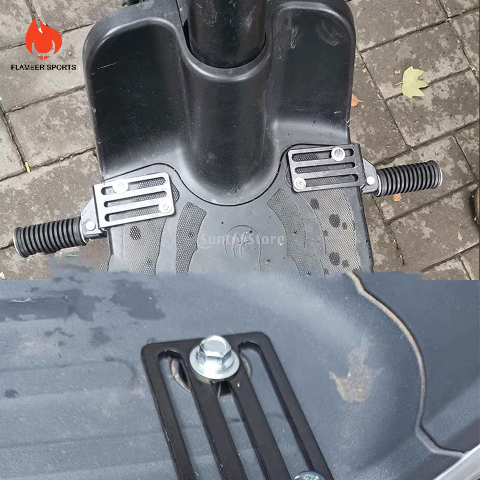 Flameer Xe Đạp Điện bàn đạp chân Có Thể Gập Lại tựa chân Mạnh Mẽ Dễ Dàng Cài Đặt Phụ kiện đi xe Thực Tế Cho Xe Máy