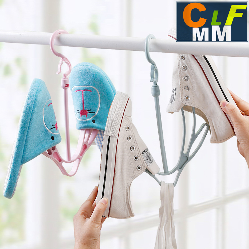 ไม้แขวนรองเท้า แขวนรองเท้า ถุงเท้า หัวเกี่ยวหมุนได้ 360องศา (จัดส่งจากประเทศไทย) G2959 ราคา  4 บาท*ส่งฟรี