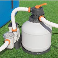 HEAVY DUTY! BESTWAY Sand Filter 5678L/h Swimming Pool Sand Filter Heavy Usage Filter Swimming Pool Sand Water Filter Pool Above Ground Pool Sand Filter Pump Bestway Flowclear Sand Filter Tapis Air Kolam Renang Jenis Pasir