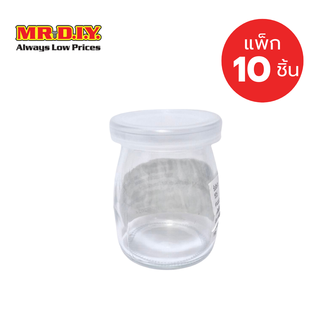 [แพ็ก 10 ชิ้น] มิสเตอร์.ดี.ไอ.วาย ถ้วยพุดดิ้ง พร้อมฝาปิด ขนาด 200 มล. ราคา 156 บาท*ส่งฟรี