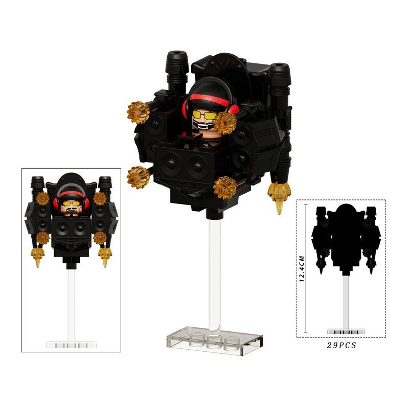 Skibidi Toilet Cameraman Speakerman Titan TV Man Compatible with LEGO building blocks Compatible Leg