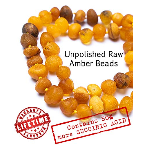 - Anti inFlammatory Certificated Natural Baltic Amber Necklace Unisex Cognac Pain Reduce Properties Lateefah Raw Amber Necklace