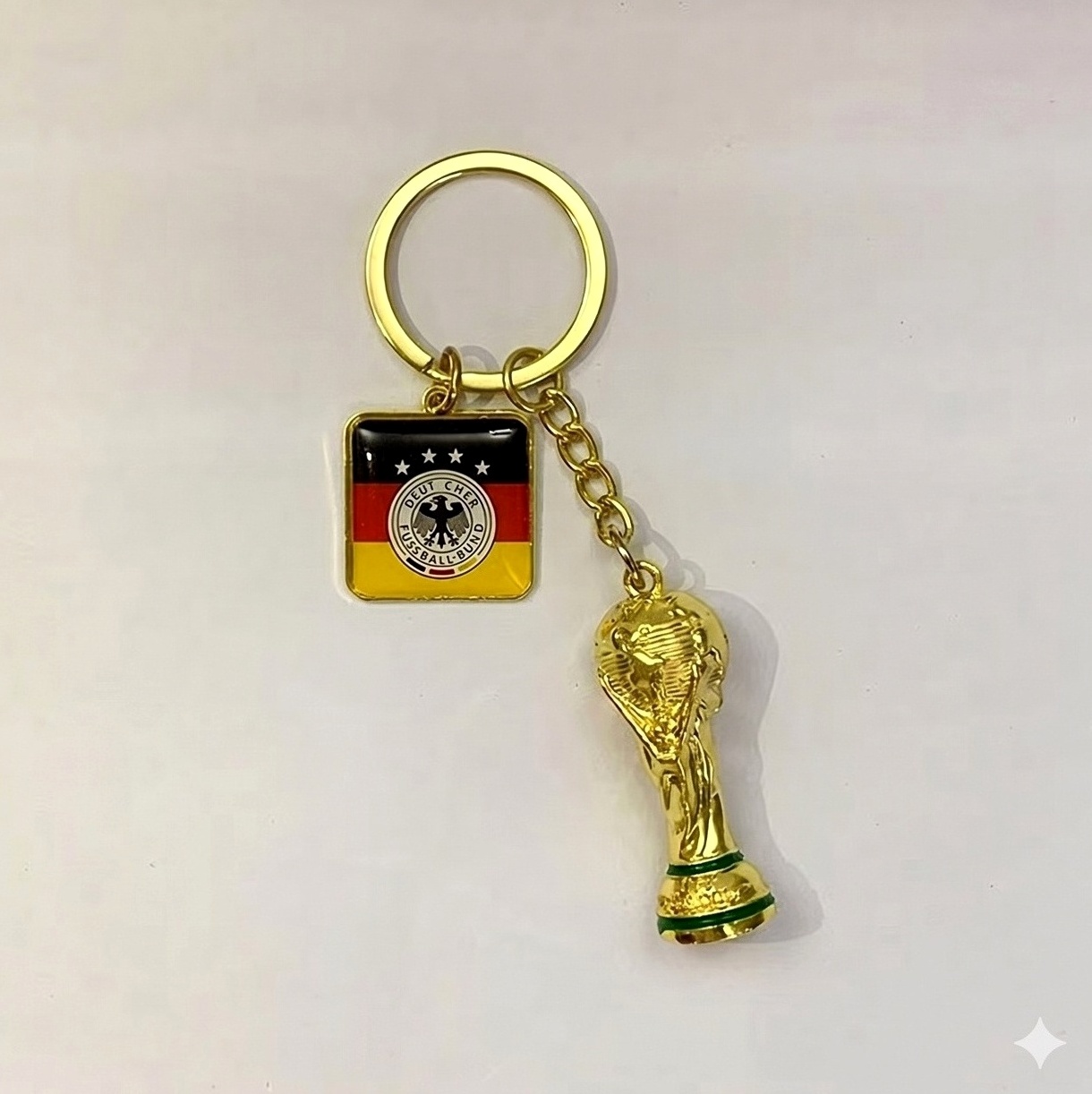 [SG Ready Stock] World Cup Trophy Keychain Football National Team Badge Bag Charm Fan Gift