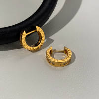 RAISS Gold Earrings New Fashion Earrings Niche Group Premium Sense Ear Ring Light Luxury French Vintage Button Earrings