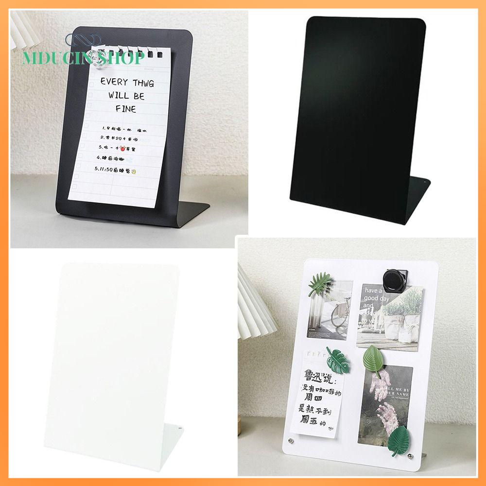 MDUCIN SHOP  loại Bảng đen từ tính Thiết kế tự làm Lưu trữ ghi chú huy hiệu Bảng tin nhắn trên máy tính để bàn Đa chức năng Dọc Bảng hiển thị lưu trữ Tổ chức máy tính để bàn