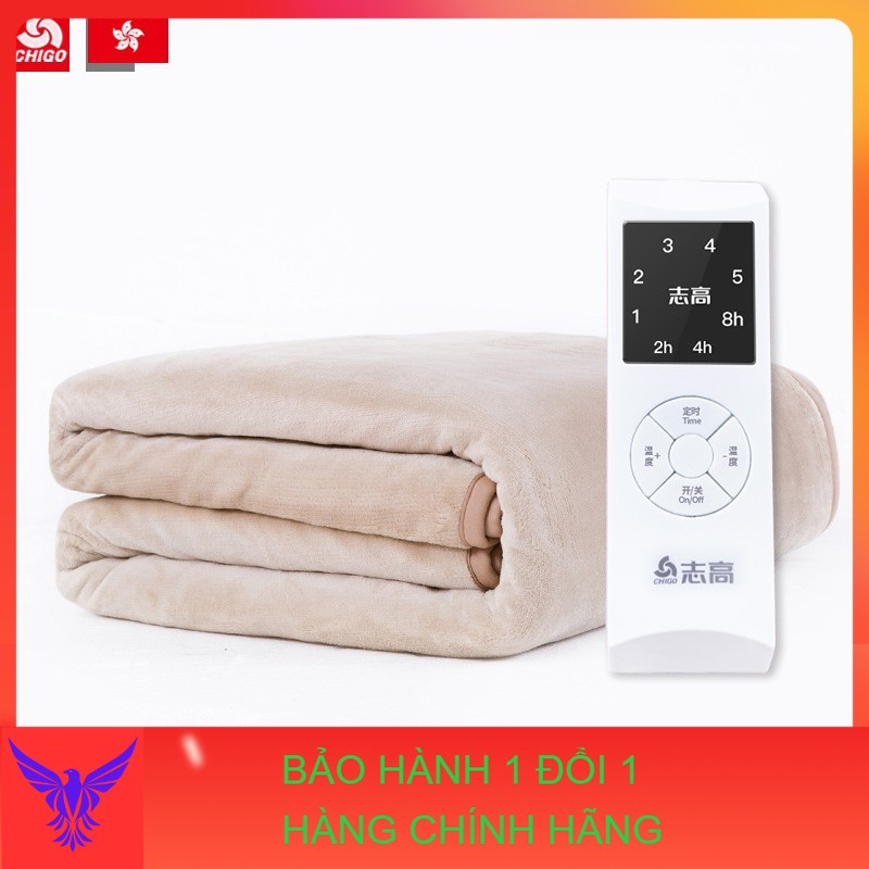 Chăn sưởi điện Chigo 2 vùng nóng độc lập , Chăn sưởi mùa đông , chăn sưởi điện , chăn sưởi ấm