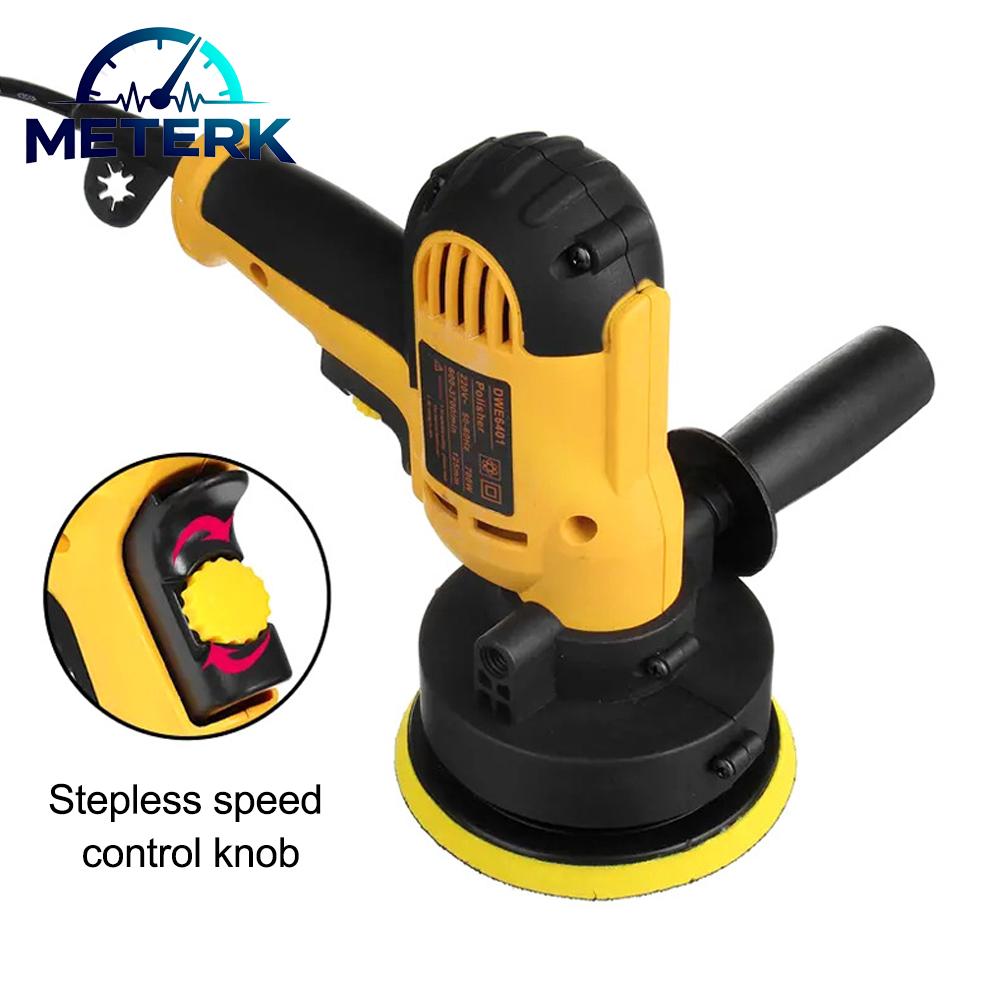 Meterk Stepless Speed Adjustable Car Polisher Auto Polishing Machine High Efficiency Waxing Tool Giá 710,000 Đồng*Miễn phí vận chuyển