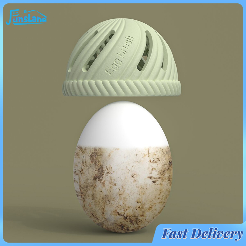 FunsLane 2 Pack Egg Cleaning Brush, Premium Silicone Cleaning Brush, Egg Cleaner Brush Tool, Egg Washer Machine Brush, Cleaning Swab, Easy To Use Egg Cleaning Tool ราคา 138 บาท*ส่งฟรี