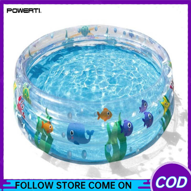 0.20mm Plastic Inflatable Swimming Pool Kids Play Bathing Tub For Outdoor Indoor