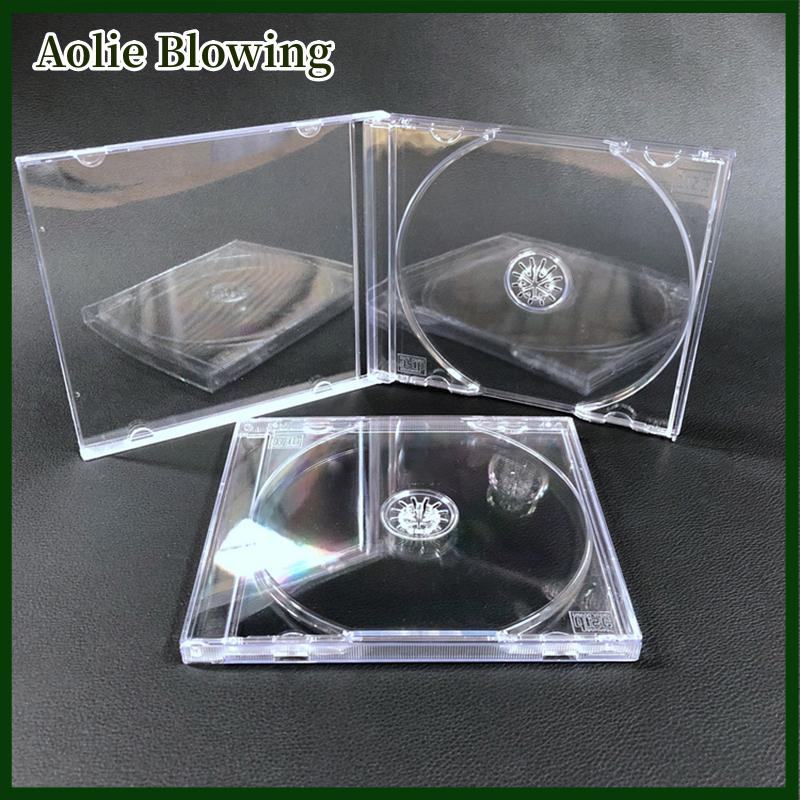 Aolie Nhựa trong suốt duy nhất mảnh đĩa trường hợp CD trường hợp dày CD DVD hộp đĩa