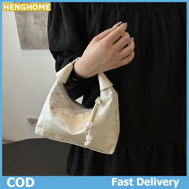 HENGHOME Mới Trung Quốc Phong Cách Mỹ Thêu Phụ Nữ Túi Xách 2025 Mùa Hè Thời Trang Vai Túi Crossbody Hàng Ngày Đảng Tote Túi Xách Cho Phụ Nữ