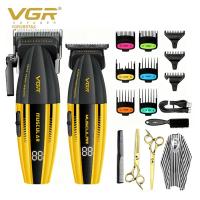 VGR V-285 Hair Clipper With Personalized And Cool Body Powerful Hair Trimmer Multifunctional Hair Clipper