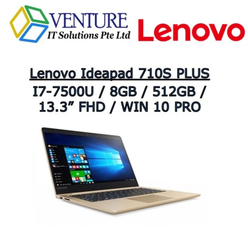 Lenovo 710S plus-| INTEL i7-7500 | 8GB RAM | 512SSD | 13.3 FHD IPS SCREEN /1 year warranty