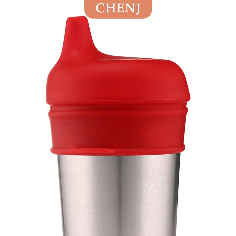 [COD] CHENJ ฝาปิดถ้วยซิลิโคนสำหรับเด็กฝาขวดน้ำแบบหลอดกันรั่วซึมยืดได้สีสันสดใสพร้อมฝาขวดมีรูหลอดยื่นออกมา ราคา 37 บาท*ส่งฟรี