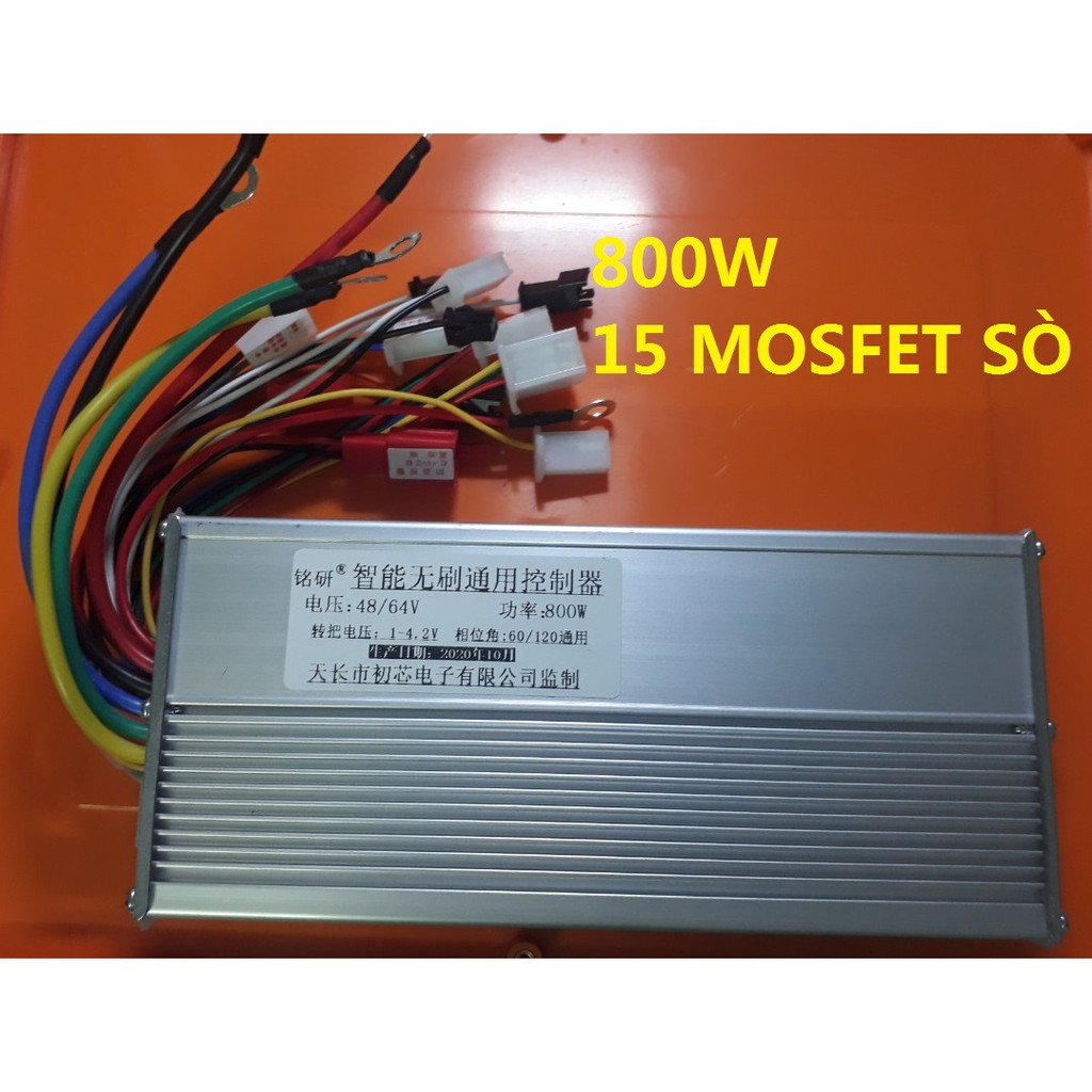 Ic điều tốc đa năng xe máy điện 800w 48v-60v sử dụng 15 sò mostfet -ic điều tốc 800w