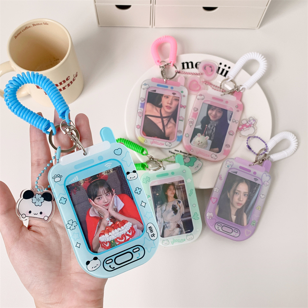 Lightweight Photo Card Holder Portable Transparent Acrylic Badge Holder 3 Inch Id Card Holder for Welcome Office School Travel Events Professionals