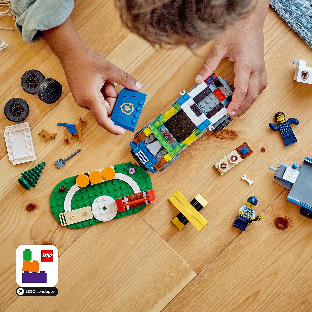 LEGO City 60369 Xe Huấn Luyện Cảnh Khuyển (197 Chi Tiết)