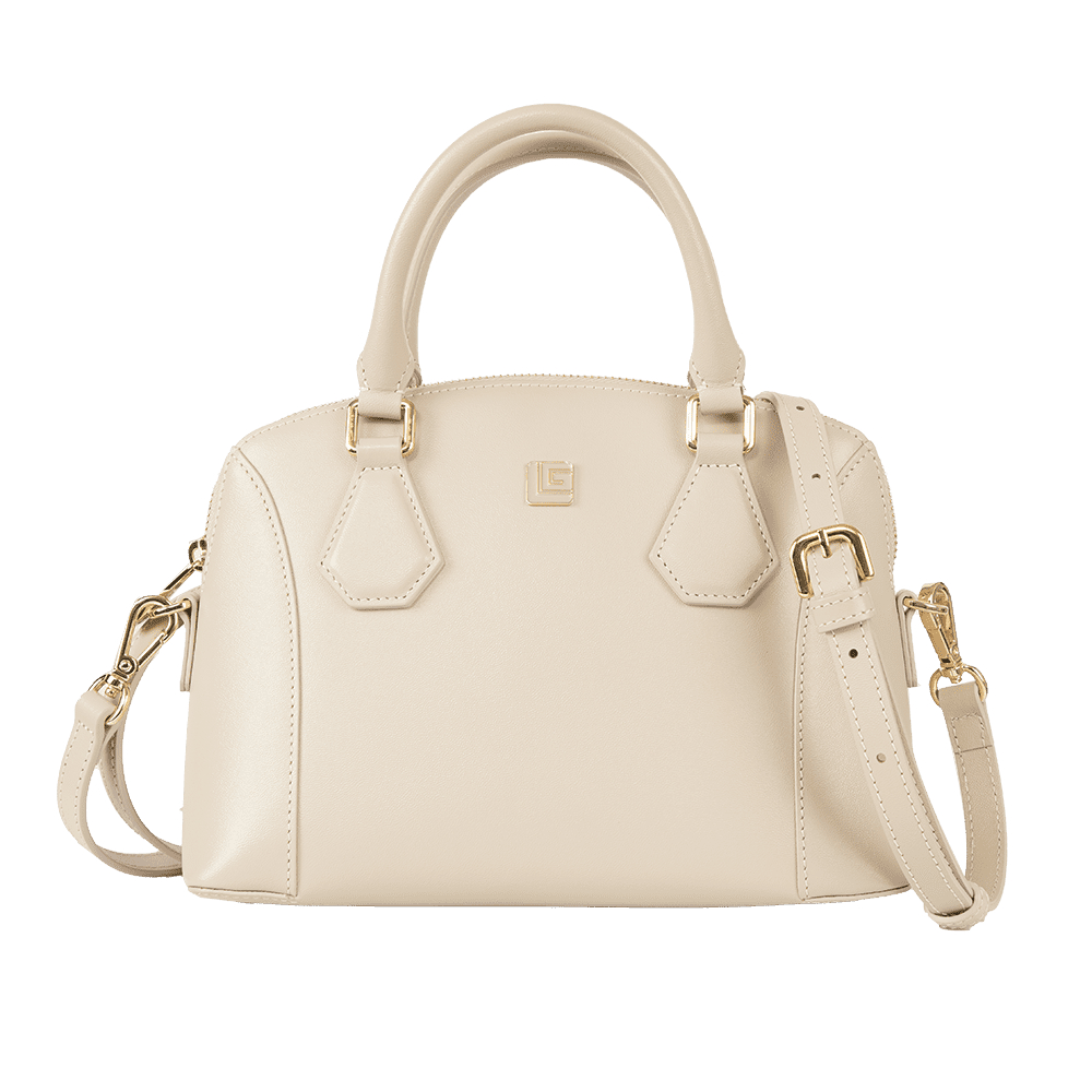 Guy Laroche กระเป๋าถือ+สายสะพายยาว รุ่น KARLA - สีครีม ราคา 4,650 บาท*ส่งฟรี