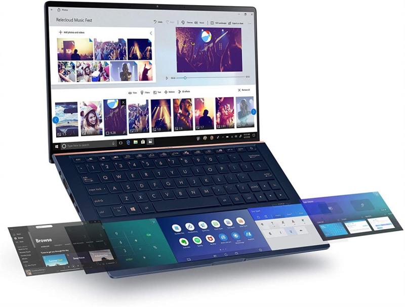 Asus ZenBook 13 Ultra-Slim Laptop 13.3” Full HD NanoEdge Bezel, Intel Core i7-10510U, 16GB RAM, 512GB PCIe SSD, Innovative Screenpad 2.0, Windows 10 Pro