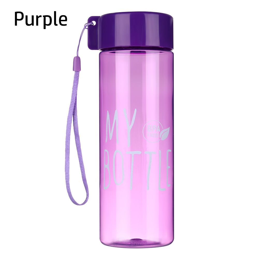 ANGRU4598 500ML Mùa hè Nhựa Công Suất lớn Uống Cup Thể thao Dưới Nước Chai Trong suốt Cà Phê Cốc Nước Trái Cây - 2