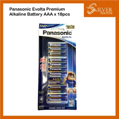 1pk (18pcs) Panasonic Evolta AAA(3A) Premium Alkaline Battery
