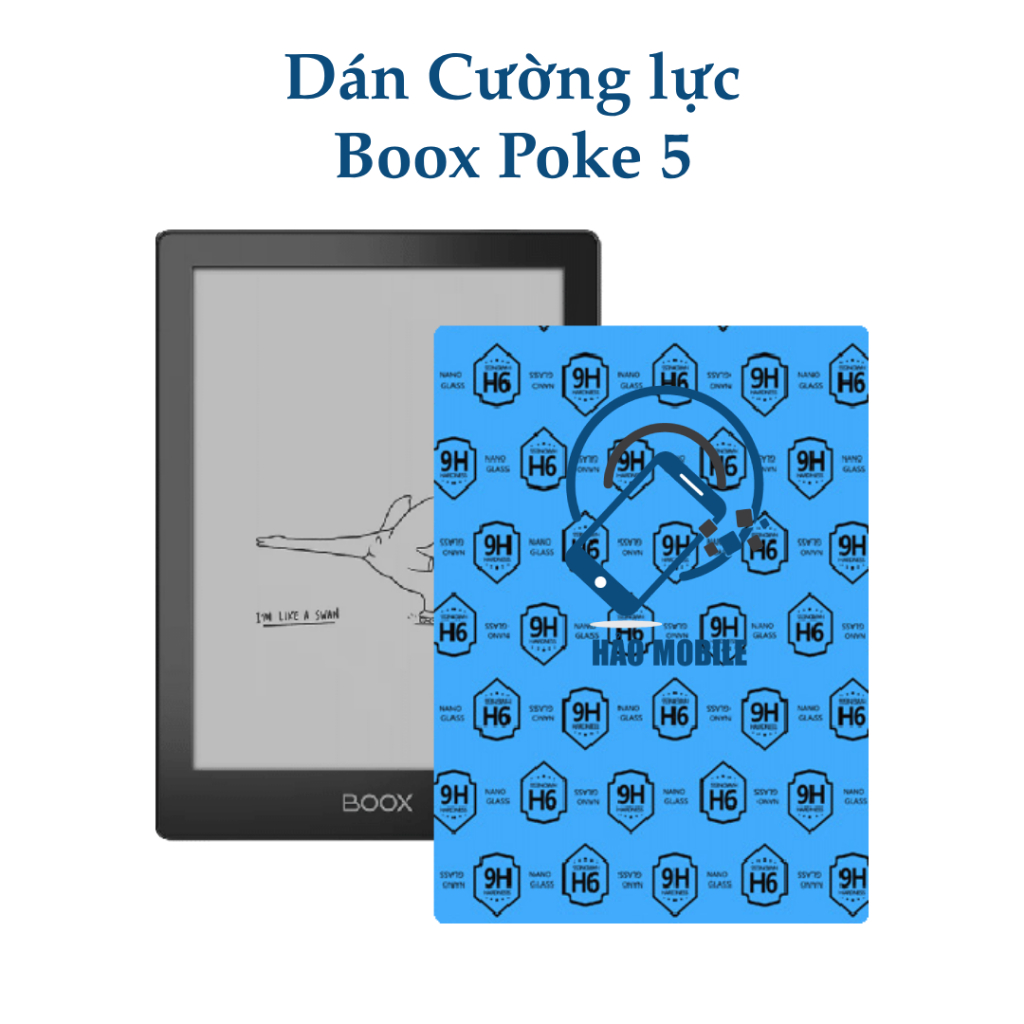 Dán cường lực dẻo nano cho máy đọc sách Boox Poke 5