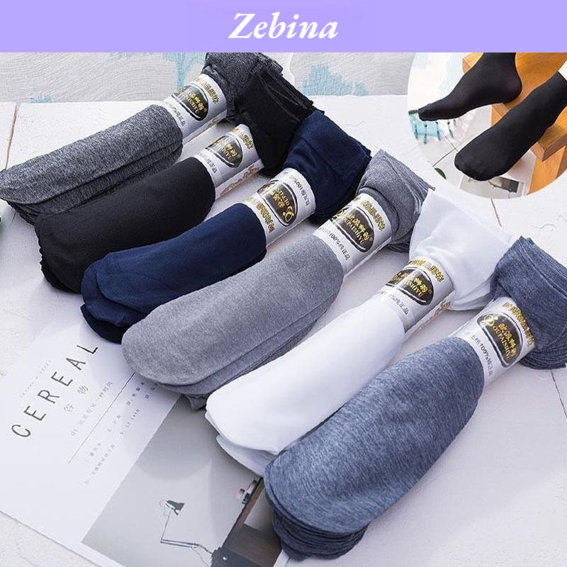 Zebina Vớ lụa mỏng mùa hè nam-Bền và chống phai màu cho trang phục thường ngày